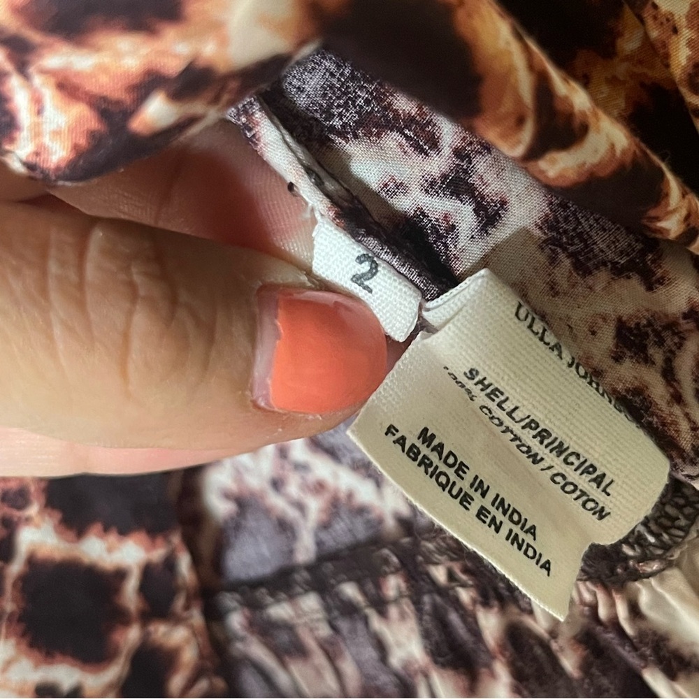 ULLA JOHNSON Celia Dress in Henna size 2 - Picture 9 of 10